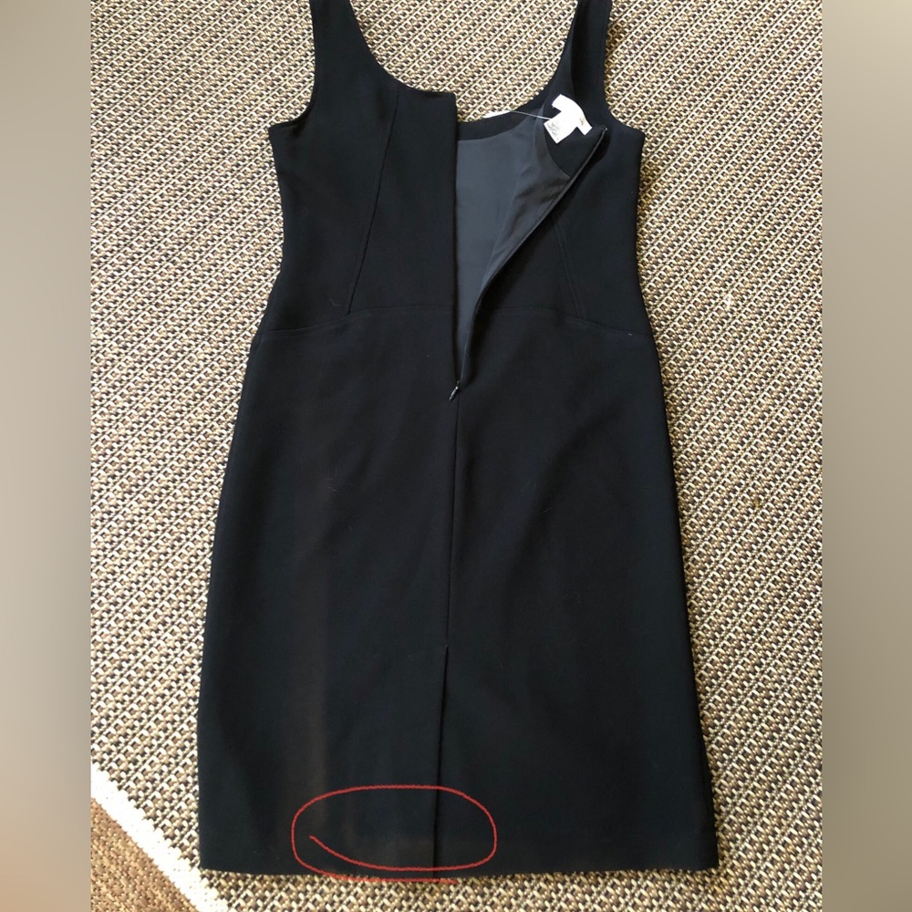 🖤NEW! Calvin Klein Classic Black Sleeveless Mid Length Dress LBD Size 4 - Picture 14 of 14